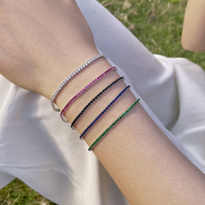 [Lucky Star]Radiant Colorful Round Cut Party Bracelet