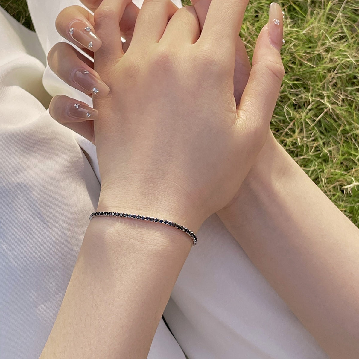 [Lucky Star]Radiant Colorful Round Cut Party Bracelet
