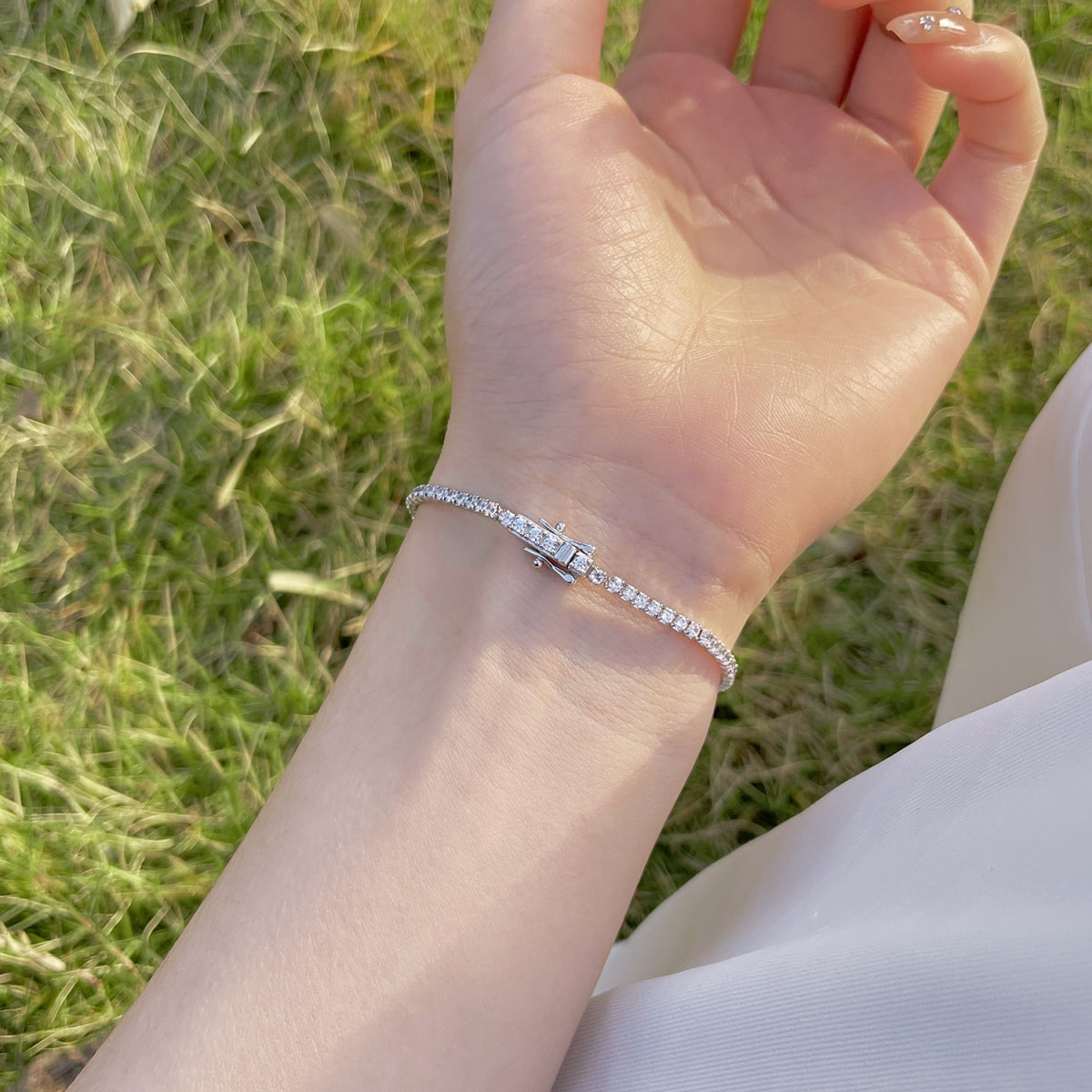 [Lucky Star]Radiant Colorful Round Cut Party Bracelet