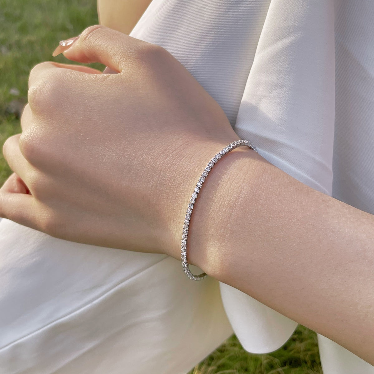 [Lucky Star]Radiant Colorful Round Cut Party Bracelet