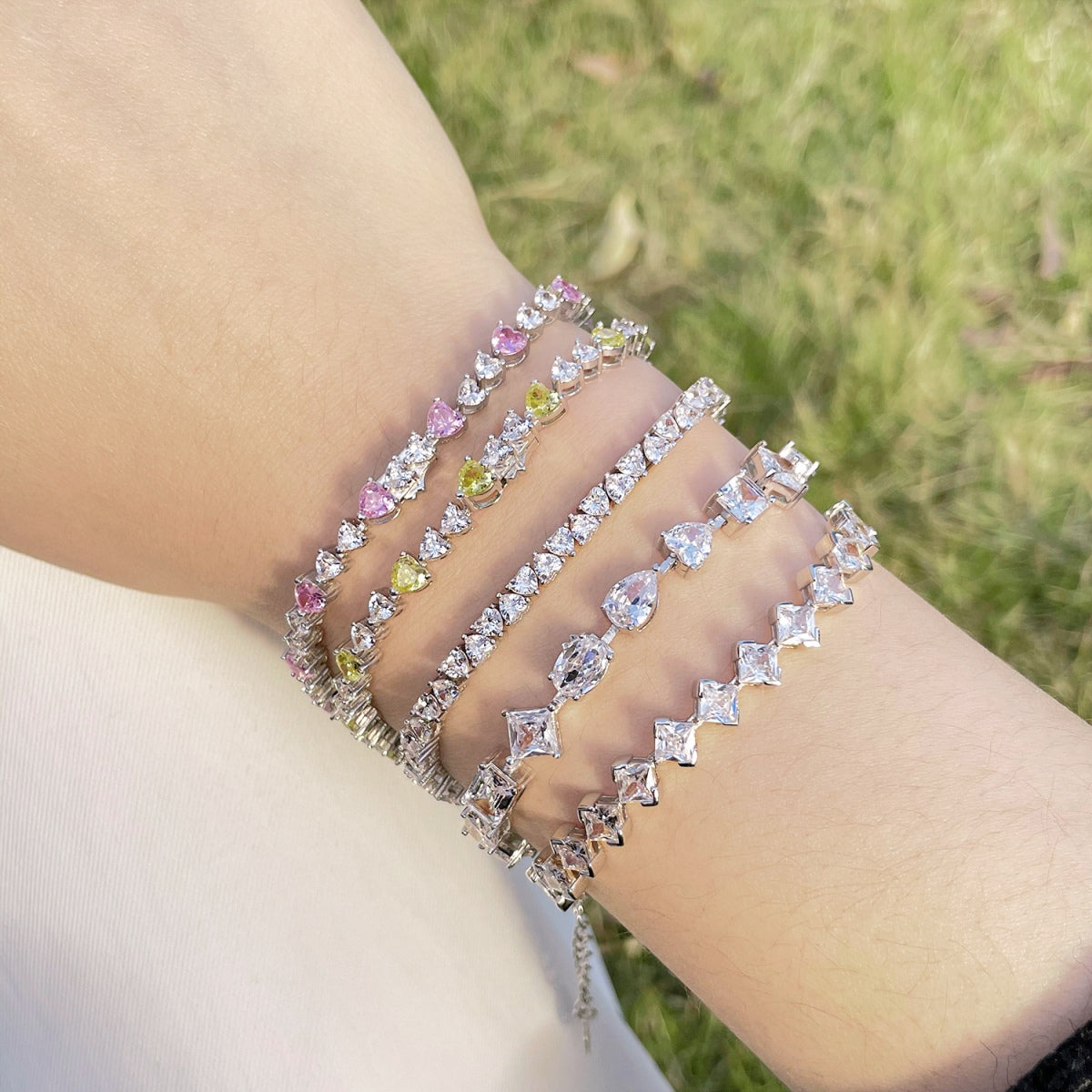 [Lucky Star]Unique Exquisite Multi Cut Daily Bracelet