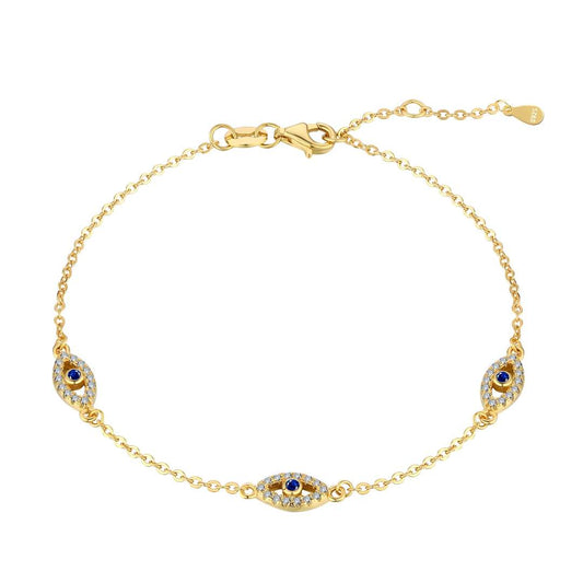 [Lucky Star]Evil Eye Shape Pendent Necklace