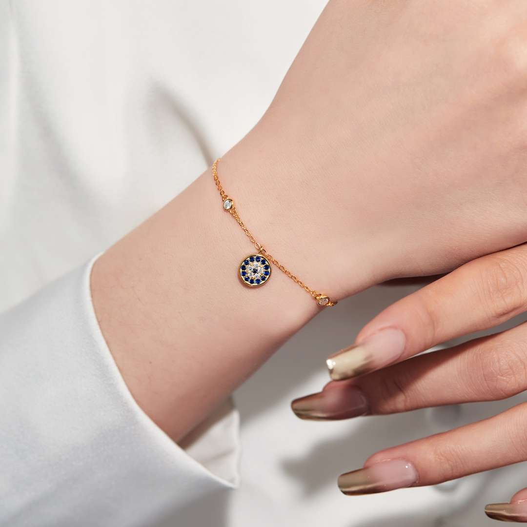 [Lucky Star]Devil's Eye Round Shape Bracelet
