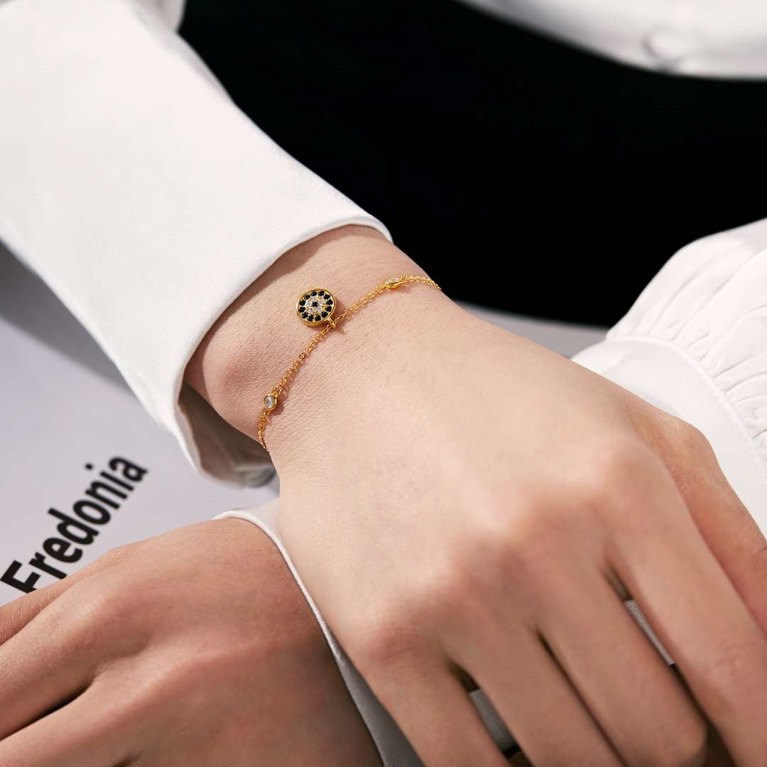 [Lucky Star]Devil's Eye Round Shape Bracelet