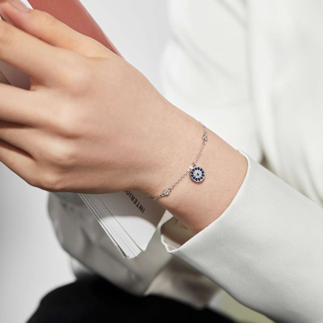 [Lucky Star]Devil's Eye Round Shape Bracelet