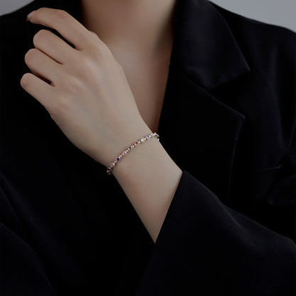 [Lucky Star]Sparkling Exquisite Round Cut Party Bracelet