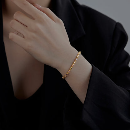 [Lucky Star]Sparkling Exquisite Round Cut Party Bracelet