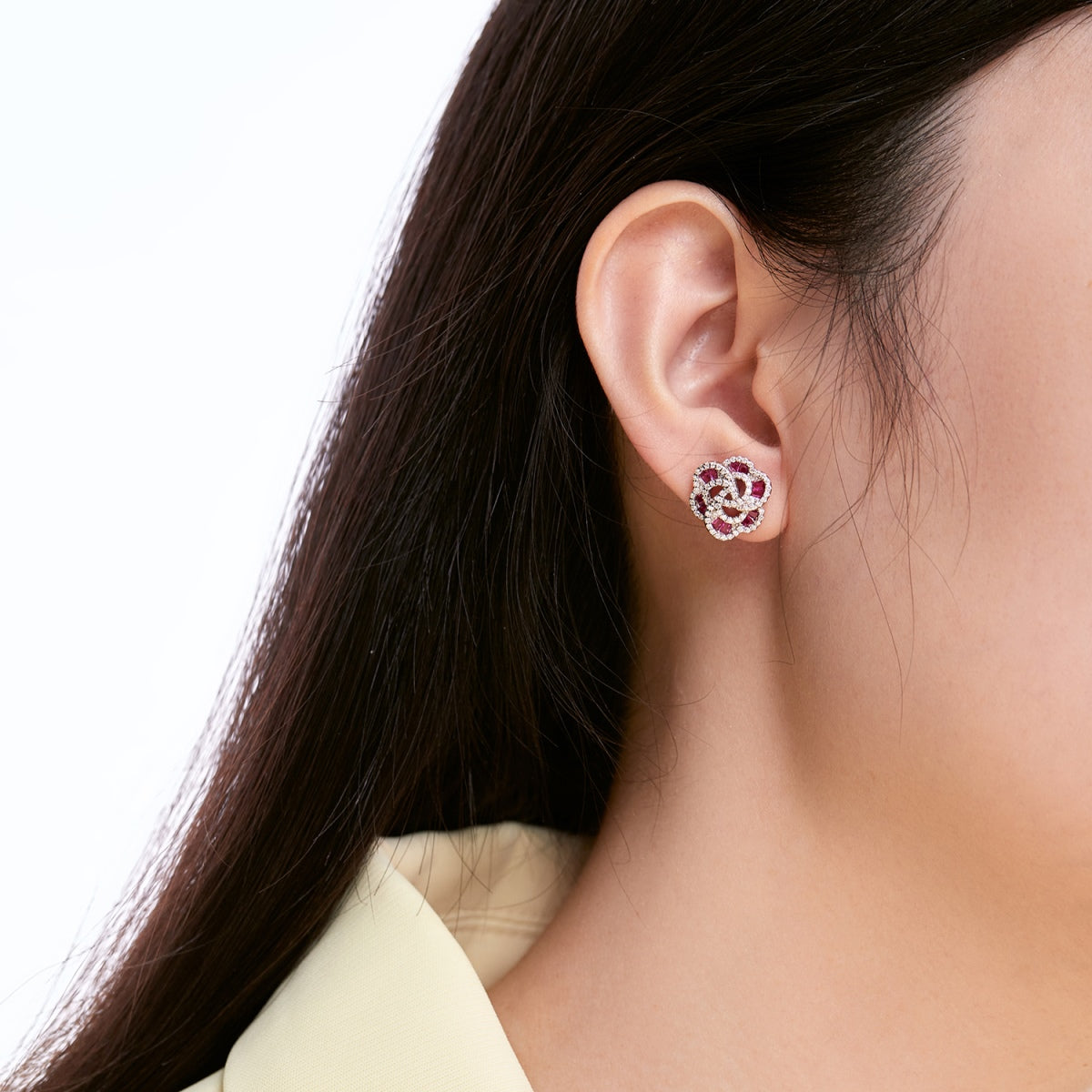 [Lucky Star]Exquisite Flower Shape Daily Earrings