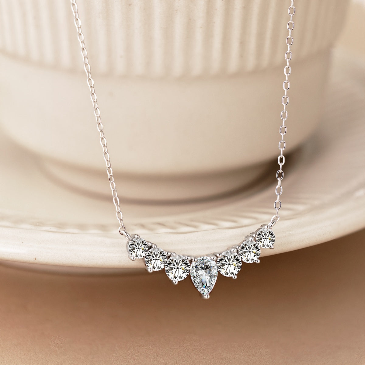 [Lucky Star]Dainty Colorful Heart Necklace