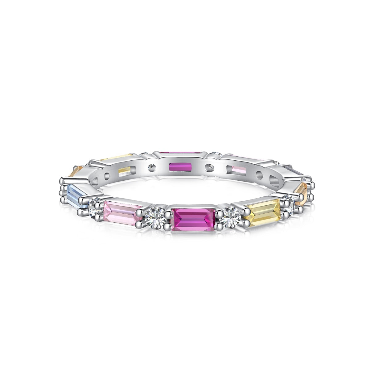 [Lucky Star]Lively In Shades Elegant Radiant Cut Daily Ring