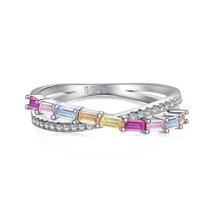 [Lucky Star]Energetic Elegant Radiant Cut Party Ring