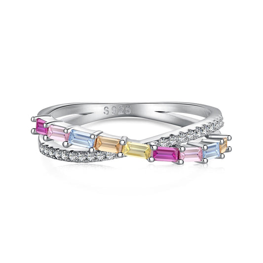 [Lucky Star]Energetic Elegant Radiant Cut Party Ring