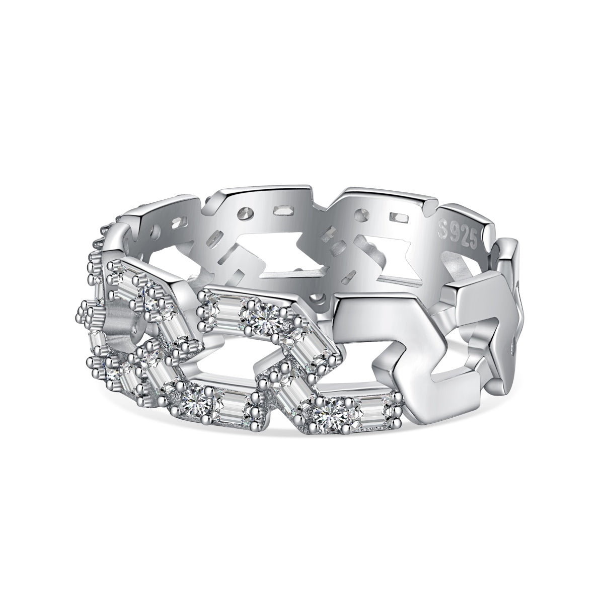 [Lucky Star]Sparkling Vibrant Emerald Cut Daily Ring