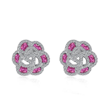 [Lucky Star]Exquisite Flower Shape Daily Earrings