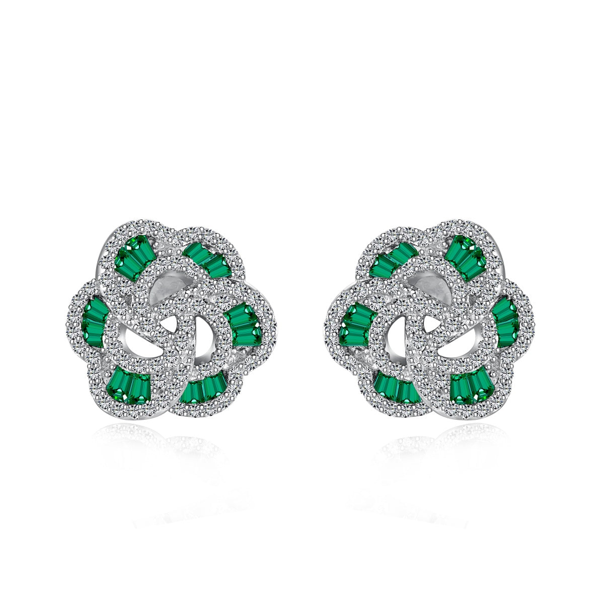 [Lucky Star]Exquisite Flower Shape Daily Earrings