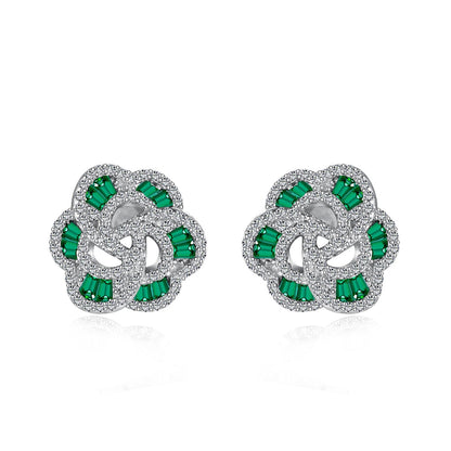 [Lucky Star]Exquisite Flower Shape Daily Earrings