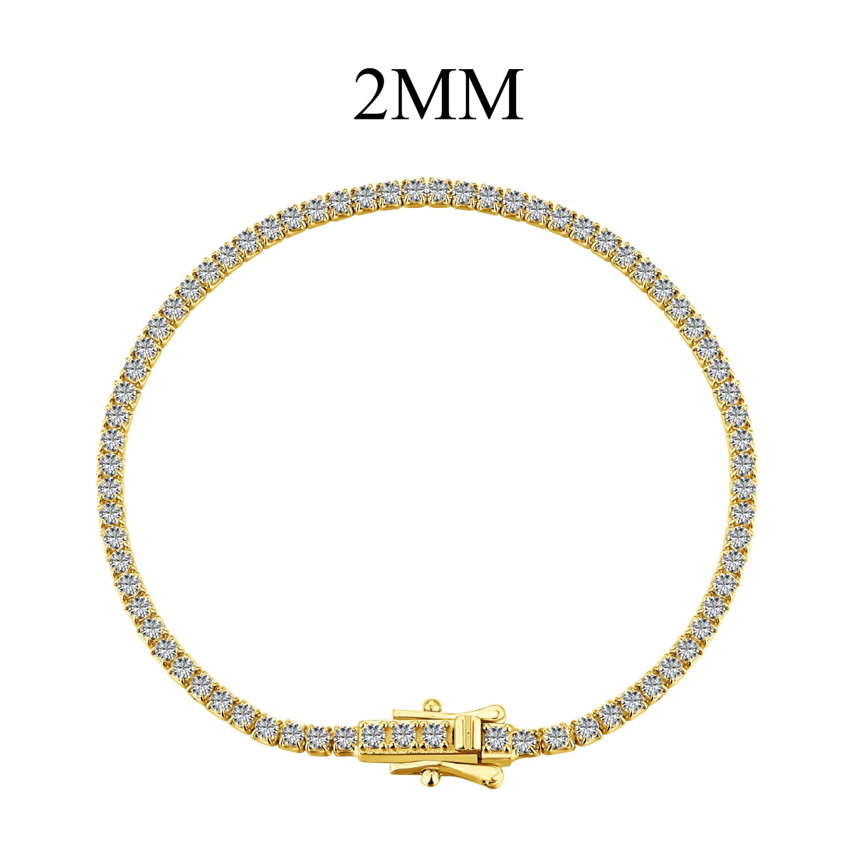 [Lucky Star]Radiant Colorful Round Cut Party Bracelet