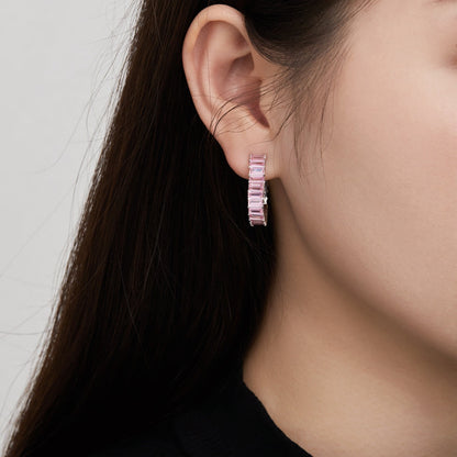 [Lucky Star]Radiant Heart Cutout Earrings