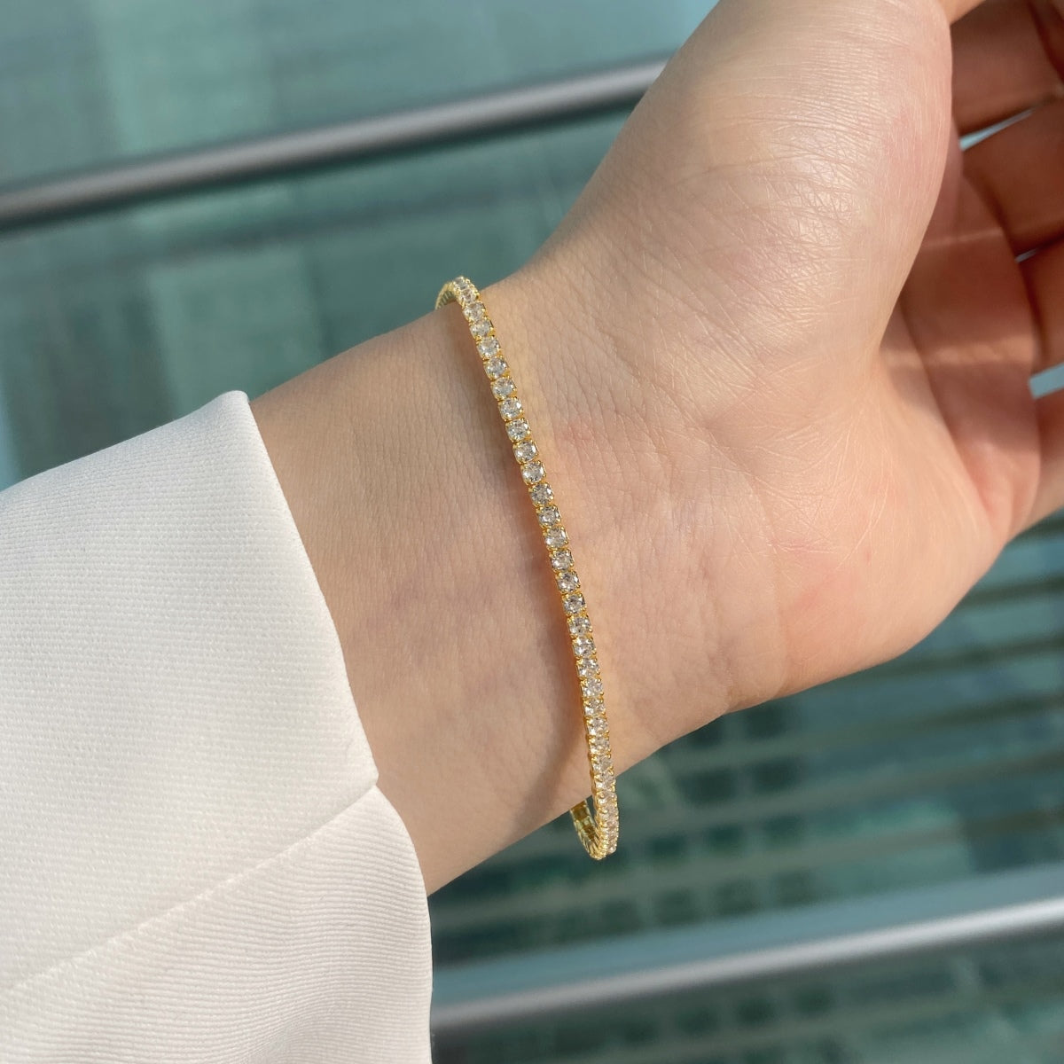 [Lucky Star]Radiant Colorful Round Cut Party Bracelet