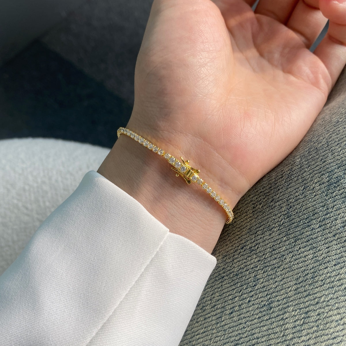 [Lucky Star]Radiant Colorful Round Cut Party Bracelet