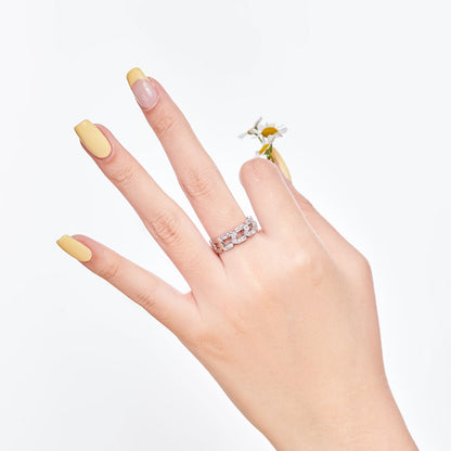 [Lucky Star]Sparkling Vibrant Emerald Cut Daily Ring