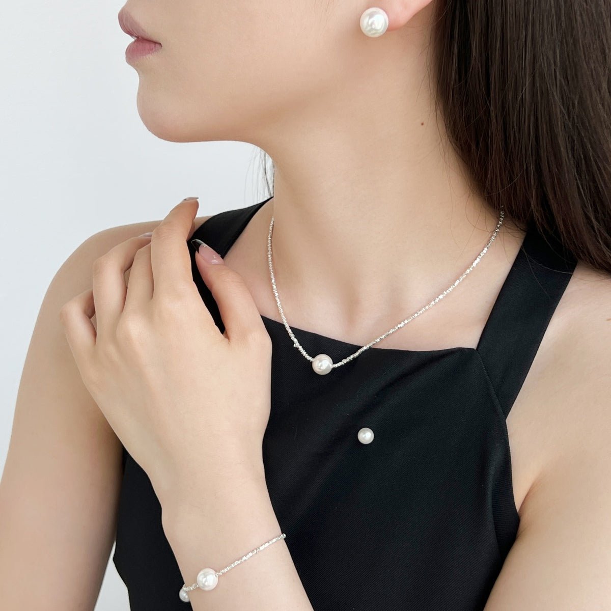 [Lucky Star]Delicate Pearl Earrings