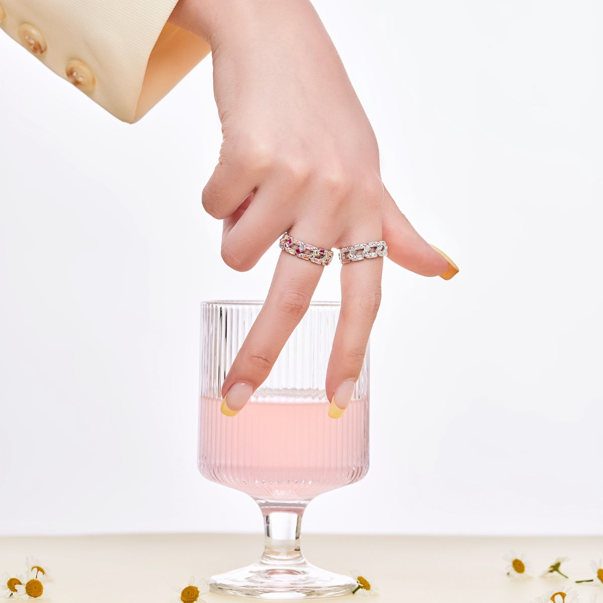[Lucky Star]Sparkling Vibrant Emerald Cut Daily Ring