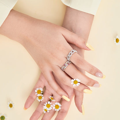 [Lucky Star]Sparkling Vibrant Emerald Cut Daily Ring