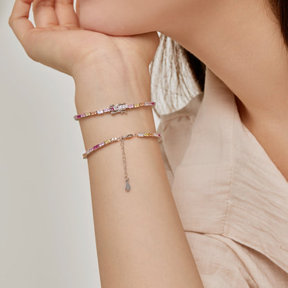 [Lucky Star]Delicate Romantic Heart Shape Lover Bracelet