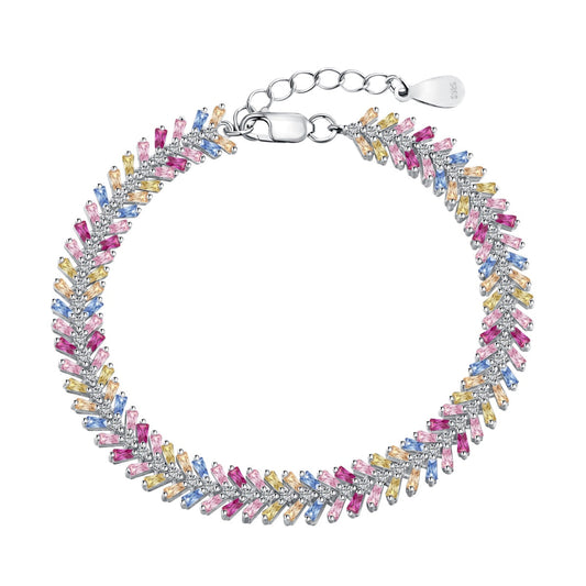 [Lucky Star]Dainty Radiant Emerald Cut Daily Bracelet