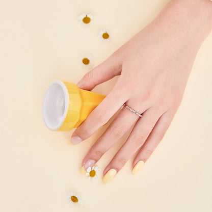 [Lucky Star]Charming Colorful Round Cut Daily Ring