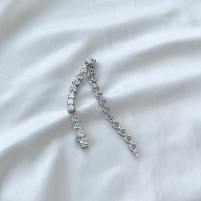 [Lucky Star]0.75 Carat Elegant Romantic Heart Shape Lover Bracelet