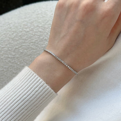 [Lucky Star]Dazzling Exquisite Round Cut Daily Bracelet
