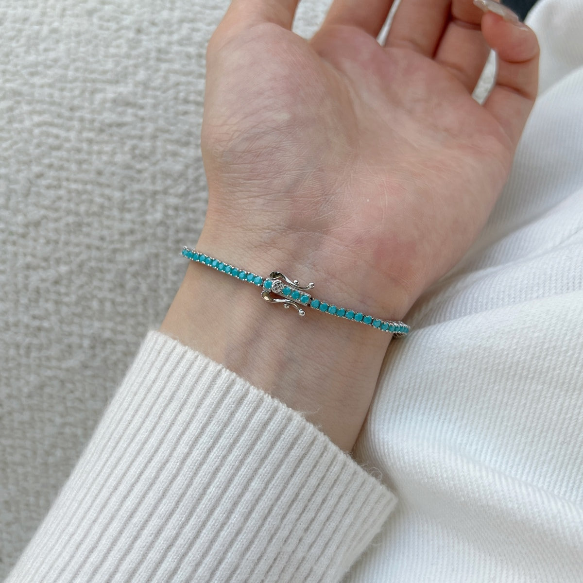 [Lucky Star]Dazzling Exquisite Round Cut Daily Bracelet