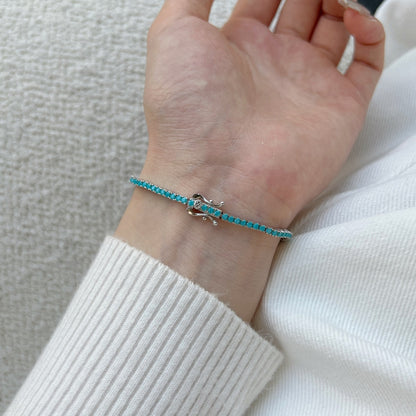 [Lucky Star]Dazzling Exquisite Round Cut Daily Bracelet