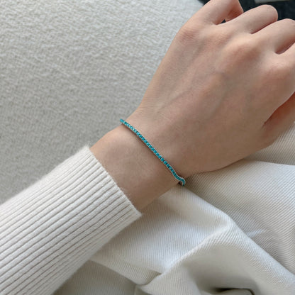[Lucky Star]Dazzling Exquisite Round Cut Daily Bracelet