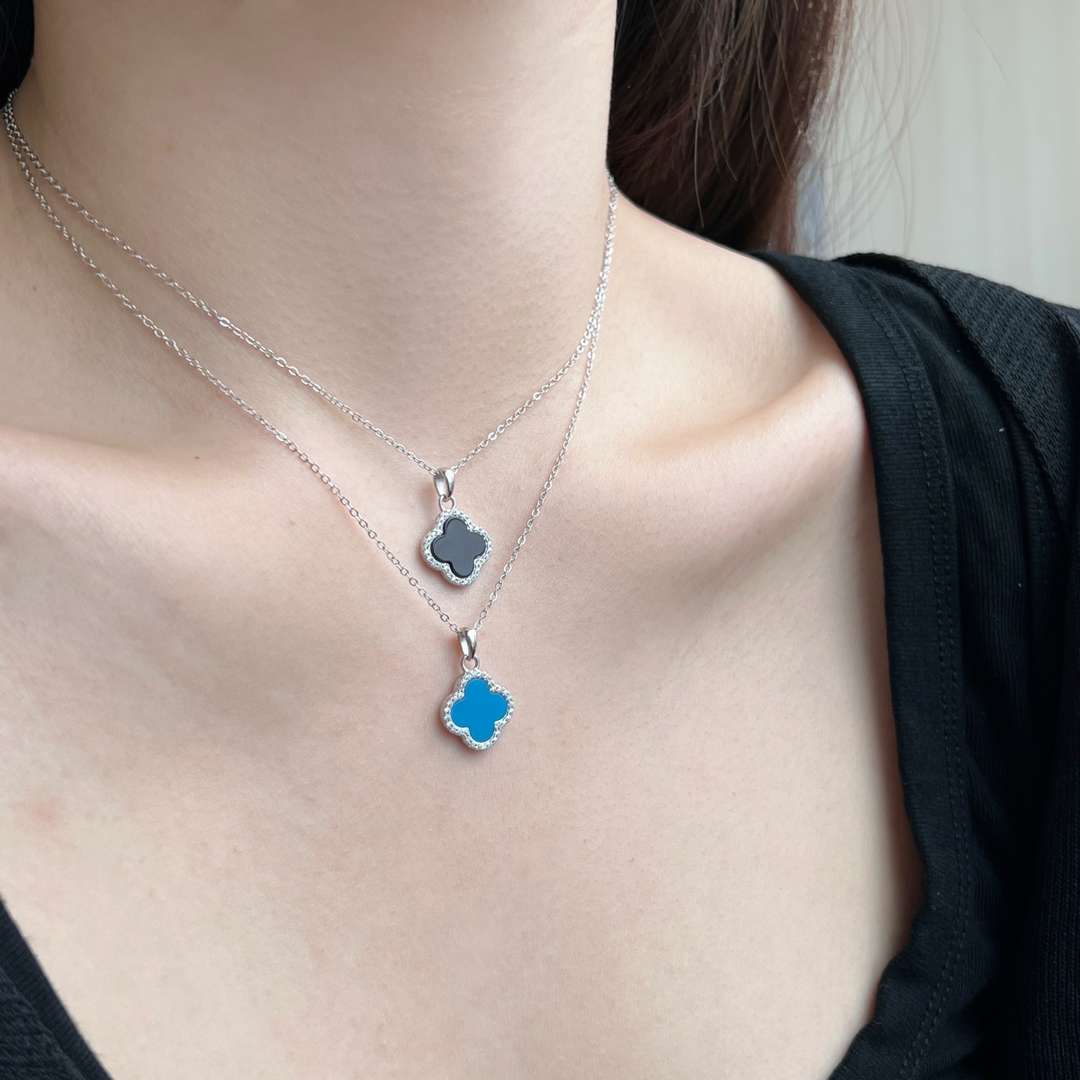 [Lucky Star]Dainty Flower Shape Necklace