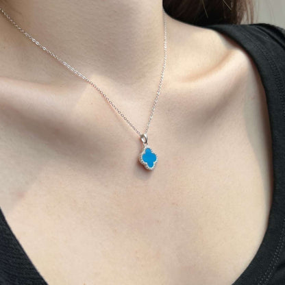 [Lucky Star]Dainty Flower Shape Necklace