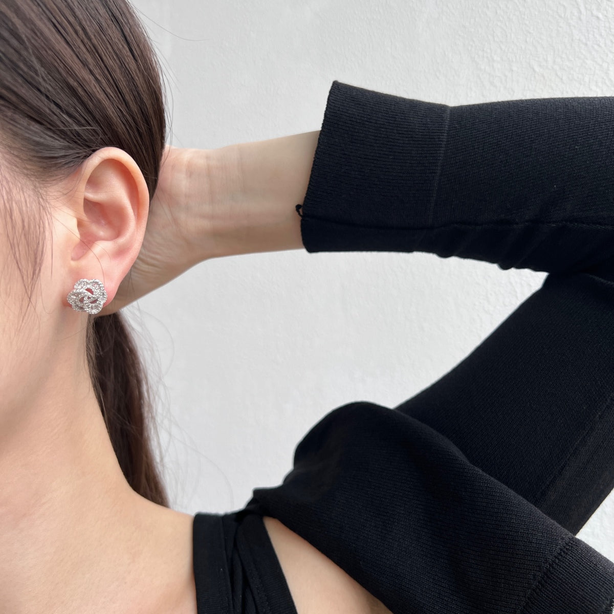 [Lucky Star]Exquisite Flower Shape Daily Earrings