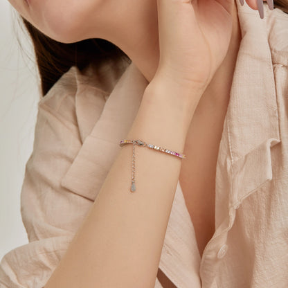[Lucky Star]Delicate Romantic Heart Shape Lover Bracelet