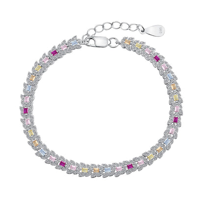 [Lucky Star]Delicate Colorful Multi Cut Daily Bracelet