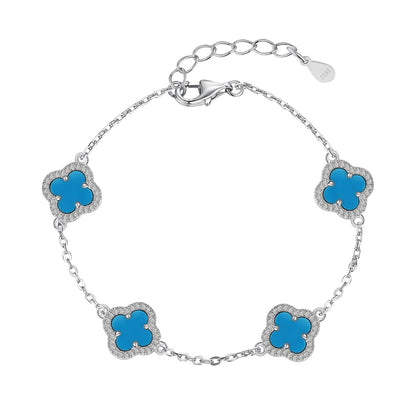[Lucky Star]Four-Leaf Clover Exquisite Bracelet
