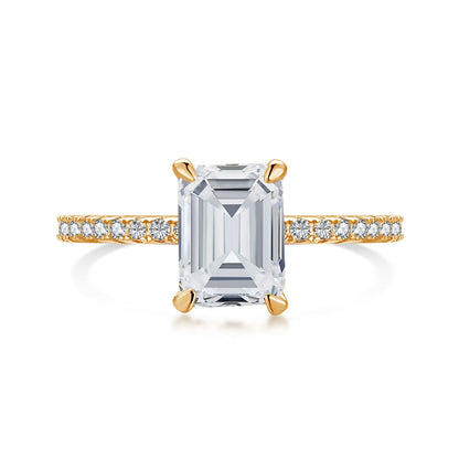 [Lucky Star]2.0 Carat Scintillating Ornate Radiant Cut Party Ring