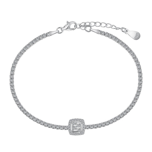 [Lucky Star]Luxurious Dazzling Square Shape Banquet Bracelet