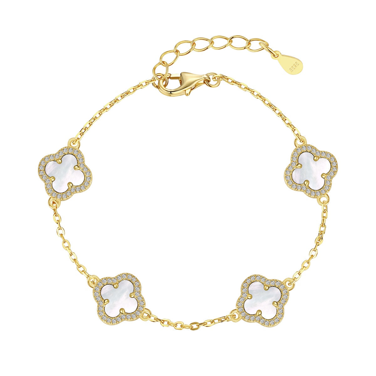 [Lucky Star]Four-Leaf Clover Exquisite Bracelet