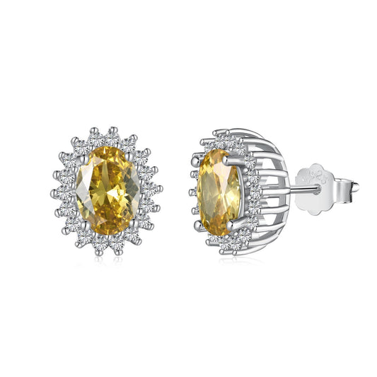 [Lucky Star]Delicate Radiant Oval Cut Daily Earrings