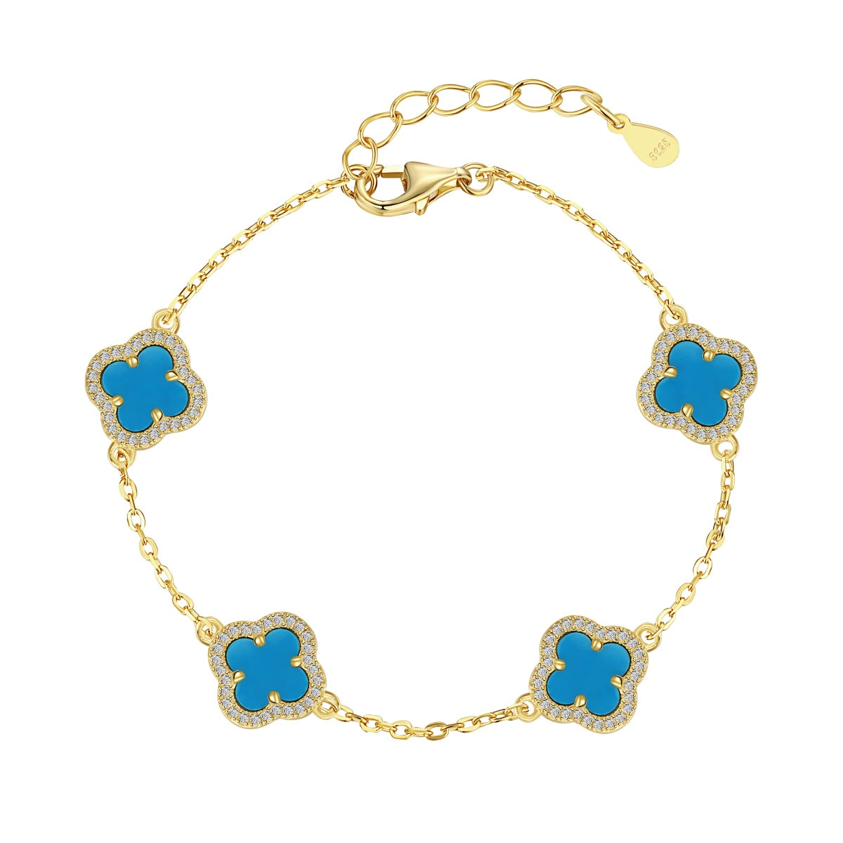 [Lucky Star]Four-Leaf Clover Exquisite Bracelet
