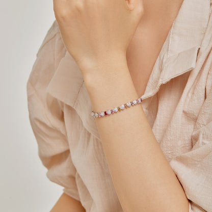 [Lucky Star]Radiant Colorful Round Shape Daily Bracelet