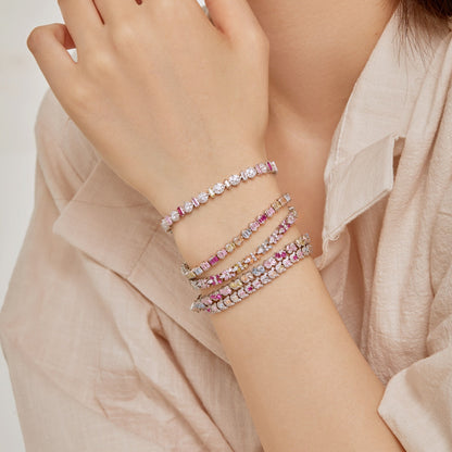 [Lucky Star]Radiant Colorful Round Shape Daily Bracelet