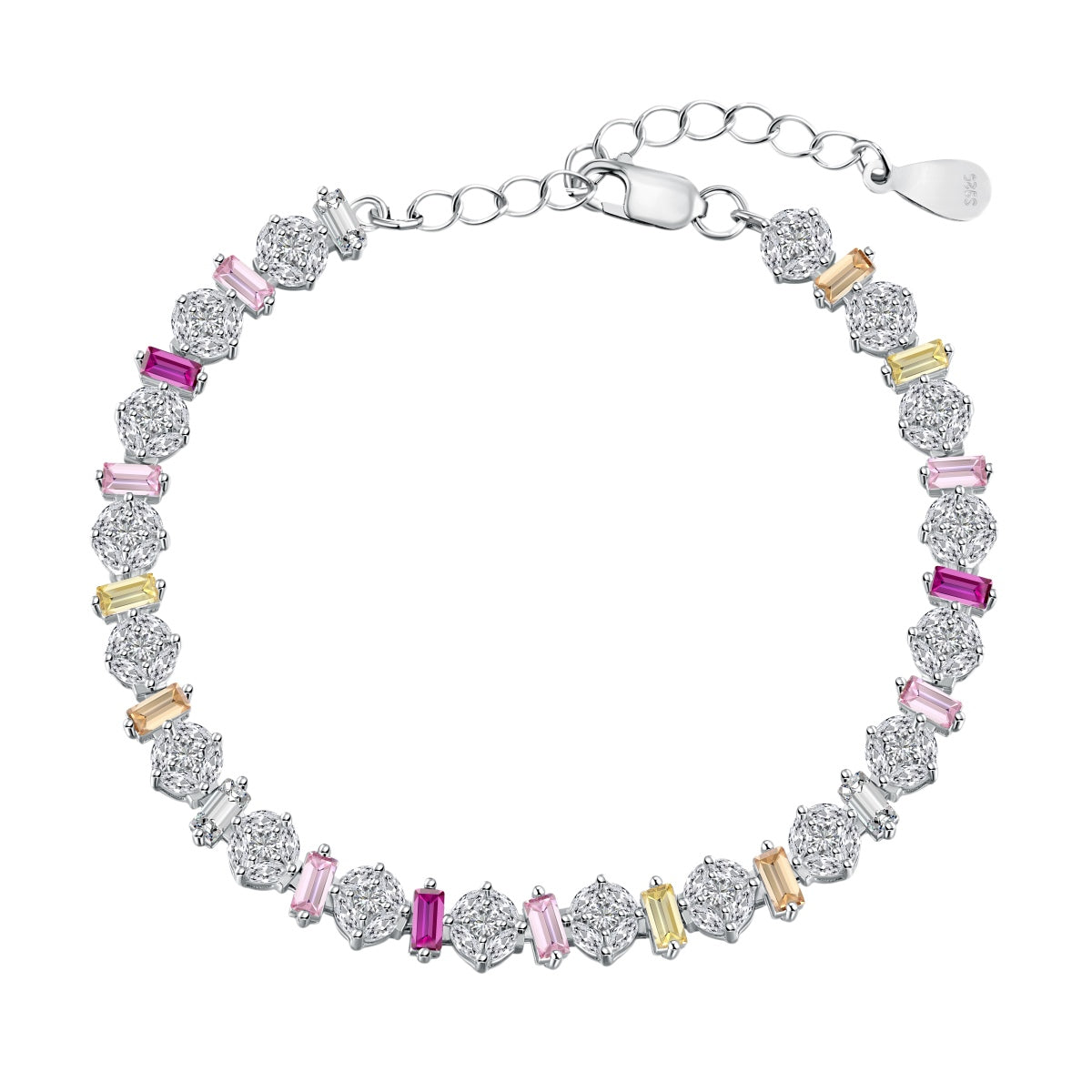 [Lucky Star]Radiant Colorful Round Shape Daily Bracelet